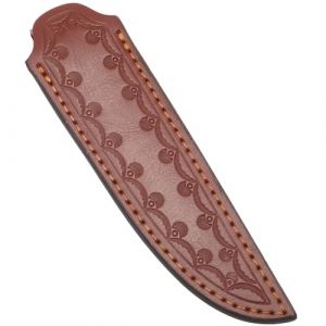 GORGECRAFT Fourreau en cuir de vache, lame fixe fourreau en cuir droit, &eacute;tui pour poignards, &eacute;tui pour main droite, porte ceinture gaine horizontale m&eacute;di&eacute;vale r&eacute;tro pour Halloween No&euml;l Cosplay (GORGECRAFT FR, neuf)