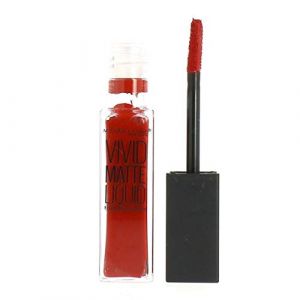 Vivid Matte liquid - Gemey - 35 rebel red (Maquielle, neuf)