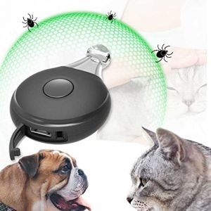 Répulsif à ultrasons Contre Les Moustiques puces et Les tiques pour Animaux, Anti Tique Ultrason électronique Répulsif Contre Les parasites à ultrasons - Répulsif Contre Les Insectes (kinma-EU, neuf)