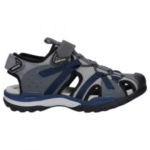 Geox J Borealis Boy B, Sandales Bout ferm&eacute; gar&ccedil;on, (Dk Grey/Navy C0739), 34 EU (zianshop, neuf)
