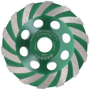 PRODIAMANT Premium Meule boisseau diamantée 125 mm x 22,2 mm Disque de ponçage diamanté TurboSpeed pour béton, maçonnerie, pierre (PRODIAMANT, neuf)