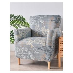 Housse de Fauteuil Cabriolet 1 Place Housse de Fauteuil Extensible Club Universel Amovible Lavable Couverture de Fauteuil Chesterfield Protecteur de Fauteuil pour Salon Tub Chair ( Color : #1 , Size : (MIUGOODEL, neuf)