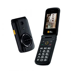 AGM M8 Telephone à Clapet 4G, Telephone Portable pour Senior avec Grandes Touches, Téléphone Incassable IP68/IP69K, SOS, Compatible avec Les Aides Auditives, Appel en Un clic, Double SIM, Bluetooth (AGM Official EU, neuf)