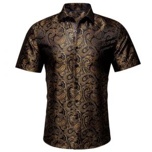 Uwdiohq Promo Commandes en Cours Chemise Homme Manches Courtes Blanche Jean Costume Hawaienne Grande Taille Lin XXXL Manche Courte Tenue Festival Bouffante Polo Militaire Jeans Noir Carreaux (Uwdiohq, neuf)