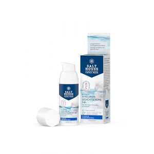Salthouse Crème Visage à l'Acide Hyaluronique 24h, 50ml, Contient Defensil®, Végétalien, Sans Parfum, Sans Cruauté, Pour Peaux Sèches et Sensibles, Testé Dermatologiquement (WarenPoint, neuf)