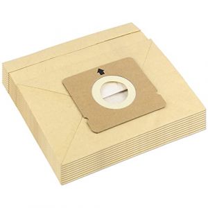 PakTrade 10 Premium Sacs Aspirateur Convient pour Moulinex MO524401, MO5244014Q, MO5244PA, MO5244PA4Q Compacteo Ergo (Dustfree24, neuf)