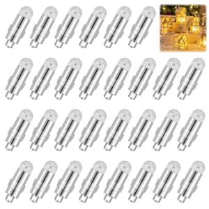 FainFun 30 Pi&egrave;ces Ballon Lumineux Led Blanc Chaud, Mini Lampe Led pour Ballon pour ballons, f&ecirc;tes, bars, fian&ccedil;ailles, mariages, anniversaires, No&euml;l (JUNQIAN, neuf)
