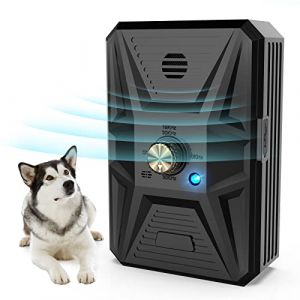Anti Aboiement Chien,33 Pieds Rechargeable Dispositif anti-aboiement Chien,3 Modes Dispositif anti-aboiement,Boitier Anti Aboiement Chien,collier anti aboiement,anti aboiement Ext&eacute;rieur et Int&eacute;rieur (SOYAO, neuf)