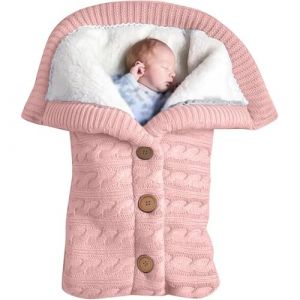 SHAIRMB Couvertures Douillettes pour B&eacute;B&eacute;, Gigoteuse en Polaire Douce, Couverture &eacute;Paisse en Laine Et Velours, Coussinet Douillet pour Poussette Doubl&eacute; Polaire,11 (haojia wei, neuf)