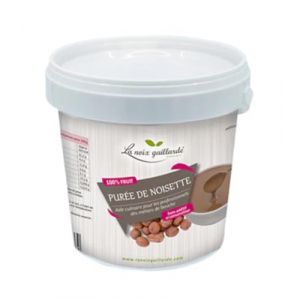La Noix Gaillarde Pur&eacute;e 100% de Noisette Naturelle, de NOISETTE BIO, de Noix de cajou; Pralin&eacute; Amande Noisette, 1kg/Seau (2 seaux, Pur&eacute;e de noisette) (Bo Time - Direct Fabricant, neuf)