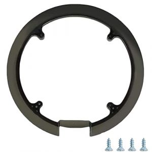 Couvercle de P&eacute;dalier Protection, Garde-cha&icirc;ne Garde Prot&eacute;ger Couvrir, V&eacute;lo Cha&icirc;ne Garde de Roue, Garde de Plateau de V&eacute;lo, Couvercle de P&eacute;dalier en Plastique avec Quatre Vis pour VTT 42-44 Dents (Ailice, neuf)