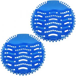 2 Pièces tamis d'urinoir,Écran D'urinoir,Grille Urinoir Filtre à Urinoir Écran d'Urinoir,Grille Urinoir avec parfum,pour Salle de Bain Hôtels Restaurants Écoles(Bleu) (mingshaogongisnngh64, neuf)