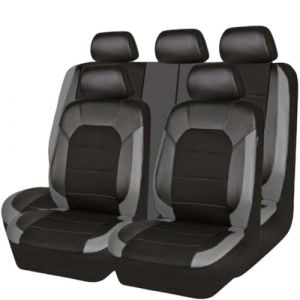 GTRFDGHT Voiture Housses De Si&egrave;ge Ensemble pour Suzuki Swift 2011-2023, Avant Et Arri&egrave;re &eacute;tanche Confortable Cuir Respirant Couvre-Si&egrave;ge Accessoires,D/Grey (suiyueheng, neuf)