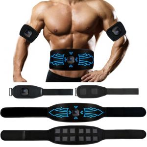 TERVON EMS Ceinture Abdominale Electrostimulation, Electrostimulateur Musculaire avec 10 Modes 30 Intensit&eacute;s, Ceinture Abdominale Electrostimulation, Indication de La Consommation de Calories (TERVON, neuf)
