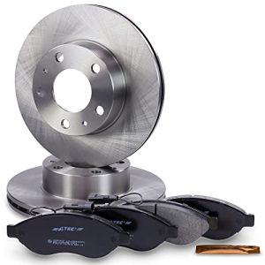 ATEC Germany Kit de frein avant y compris disques de frein &Oslash; 280 mm ventil&eacute;s + plaquettes de frein avant Compatible avec CITRO&Euml;N JUMPER, FIAT DUCATO (250_), PEUGEOT BOXER (ATP-Pi&egrave;cesAuto, neuf)