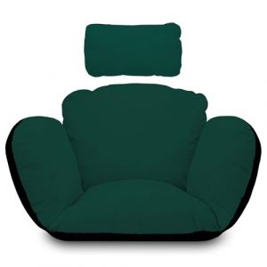 Amazinggirl Coussin Fauteuil Suspendu ext&eacute;rieur - Grand Coussin pour Chaise Suspendue Jardin et Fauteuil papasan Id&eacute;al pour Fauteuil rotin et Confortable et r&eacute;sistant Vert B (ASE Sp&oacute;łka Akcyjna, neuf)