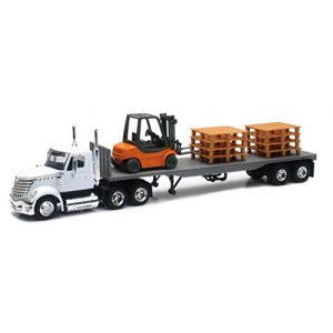Camion de collection 1/43° International Lonestar Chariot + Palettes (HTC Equipements, neuf)