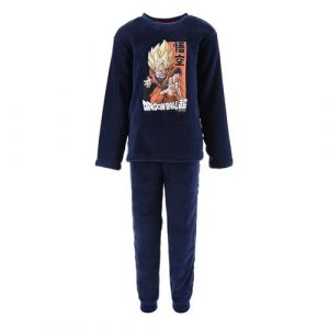 Dragon Ball Z Pyjama Gar&ccedil;on, Ensemble 2 Pi&egrave;ces T-Shirt et Pantalon Long Motif Goku Pyjama Polaire Douce, Cadeau pour Adolescents, Taille 10 Ans (La Esencia, neuf)