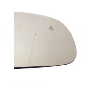 QFJFBGGH Verre R&eacute;troviseur R&eacute;troviseur Chauffant d'angle Mort D'avertissement Voiture avec Grand Angle pour Hyundai pour KONA 2017 2018 2019 2020 2021 2022 2023 Retroviseur Miroir Glace(Droit) (car decoration store, neuf)