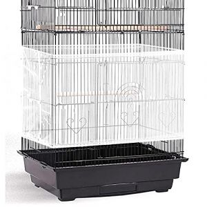 Shappy Housse de Cage &agrave; Oiseaux R&eacute;glable en Filet Attrape-Graine Plume de Cage &agrave; Oiseaux Garde-Jupe Doux Filet de Maille en Nylon (Yayakneen, neuf)