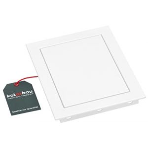 KOTARBAU® Trappe de Visite 15 x 20 cm pour Peinture en Plastique Blanc Trappe d'inspection Trappe Visite placo Plafond Trappe comble trappes Trappe Plafond (KOTARBAU, neuf)