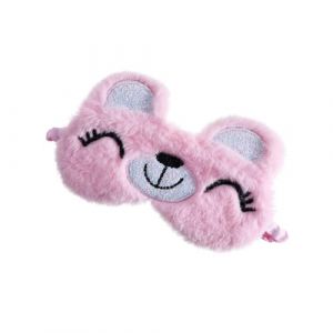 WRITWAA Masque De Sommeil Occultant Ours Bandeau De Sommeil Masque De Sommeil De Voyage Masque De Sommeil Pour Les Yeux Bandeaux Masque De Sommeil En Peluche Patchs Pour Les Yeux (Saieli, neuf)
