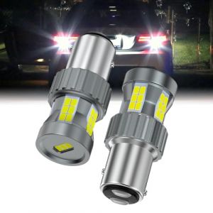 Teguangmei 1157 BAY15D P21/5W Ampoules LED 23W 12V Super Lumineuses Blanc Canbus Sans Erreur Anti Hyper Flash 2057 2357 7528 Feu de Recul Feu de Stationnement Feu de Freinage, 2 Pièces (TeguangmeiEUR, neuf)