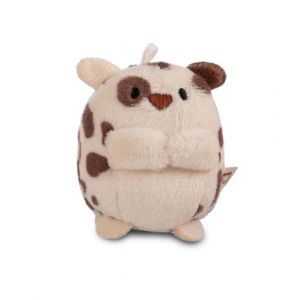 MYMOCHI Peluche Dalmatien Dalma 5cm Noir - Peluche Douce, Mignonne Peluche à câliner, pour Jouer, pour Enfants et Adultes, Une Excellente idée de Cadeau (M & L France, neuf)