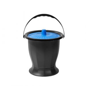 Harilla Poud d'urinoir d'urinoir, pot de chambre avec couvercle, pot d'urinoir au lit, crachage de seau d'urinoir, seau de chambre pour femmes hommes enfants, Bleu (Harilla, neuf)