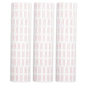 30 Rouleaux 15000 étiquettes Blanches pour Pistolet de Prix, Autocollant D'étiquette Autocollante, étiquettes Autocollants de Prix Papier D'étiquette à une Rangée pour étiqueteuse de Pistolet MX5500 2 (Lulushi Store, neuf)