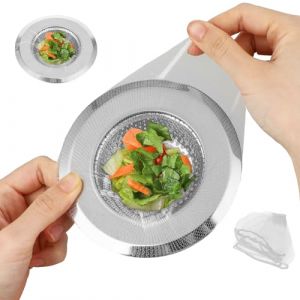 200 Pi&egrave;ces Jetables Sink Filter Tamis D'&Eacute;vier De Cuisine Sacs-Poubelle D'&Eacute;vier De Cuisine Sacs-Filtres Pour L'&Eacute;vier De Cuisine Filtre &Agrave; Tamis Sacs Filet Anti-Colmatage Sacs Filtres &Eacute;lastiques &Eacute;viers (Aaolu, neuf)