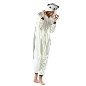 SimZoo Pyjama pour Adulte Halloween Vêtements Décontractés Combinaison Chemise de Nuit Grenouillere Pyjama Hérisson M (APNOW, neuf)