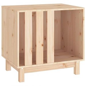 vidaXL Niche pour chien 60x45x57 cm Bois de pin massif (vidaXL FR, neuf)