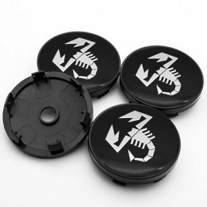 Lot de 4 Cache Moyeux pour Fiat Abarth 500 595 1100 Stilo Ducato 60mm, Voitures Cache Moyeu Centre de Jante Capuchons Capuchons de Moyeu Central Moyeu Décoration Accessoires (DATONGSHIYUNGANGQUSHIDAIBAIHUODIANGERENDUZI, neuf)