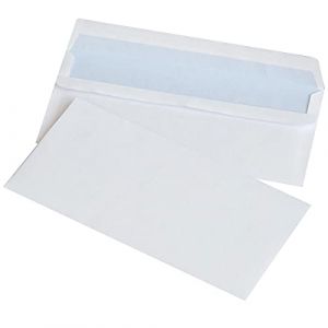 Enveloppes Auto-adh&eacute;sives OFFICE PRODUCTS SK DL 110x220mm 75 G/m&sup2; 50 Pi&egrave;ces Blanches / / Type-Auto-adh&eacute;sif/Type-SK/Couleur-Blanc/Format-DL/Grammage (g/m2)-75 / Dimensions (mm)-110x220 (PolskaKsiegarnia-FR, neuf)