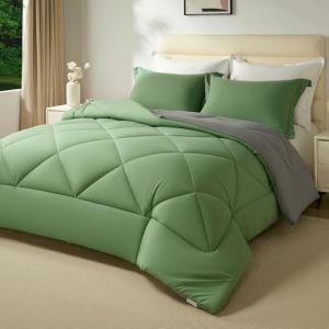 beeweed Couette Hiver 400GSM en Microfibre, &Eacute;dredon Lit 2 Personnes 240x260 cm, Edredon Toutes Les Saisons pour Lit 160x200/180x200/200x200, Grand Chaud &Eacute;pais Garnissage 400g/m&sup2;, 2 Taies d'oreiller (LANNERET EU STORE, neuf)