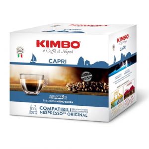 Kimbo Mélange Caprii Les Merveilles del Gusto - 100 Capsules, compatibles avec les machines Nespresso®* (Eurochibi MegaStore, neuf)
