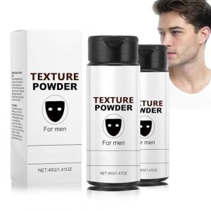 Poudre Texturisante Cheveux, Poudre Coiffante Homme, Effet Mat et Volume Maximisé Poudre Texturisante, Volume poudre Haare mit Effekt pour Homme et Femme, Ajoute du volume et de la texture (2P) (Besflow, neuf)