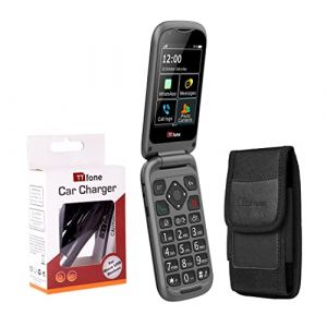 TTfone TT970 Whatsapp 4G Écran Tactile pour Sénior Touches Grande Taille Téléphone Portable à Clapet - avec Appareil Photo 8MP et Compatible avec Appareils Auditifs et Bouton d’Appel d’Urgence (TT fone, neuf)