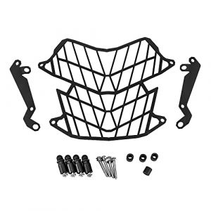 Baceyong 1x grille de protection pour phare de moto, compatible avec Yamaha Tenere 700 2019+, grille de protection pour phare avant de moto (Baceyong, neuf)