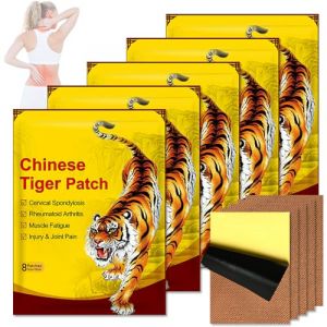 Mineup Patch Anti Douleur, 40 Patch Chauffant Dos, Patch De Soulagement Douleur Tigre, Patch De Soulagement De Douleur, Patchs Patch Chauffant Dos, Pain Relief Patches Pour Douleurs Cou,Nuque,Epaules (HUAYI -EU, neuf)