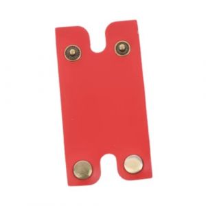 Housse de protection pour tête de lame de rasoir en cuir PU facile à installer robuste pour voyage, maison, homme - Rouge (jojomis, neuf)