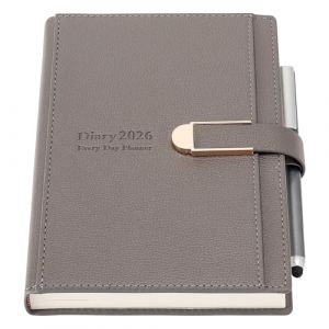 Agenda acad&eacute;mique 2026, un jour par page, format A5, de janvier 2026 &agrave; d&eacute;cembre 2026, agenda quotidien avec stylo, couverture rigide, avec autocollants, poche int&eacute;rieure, papier de haute qualit&eacute; &eacute;pais (Creative Life EU Store, neuf)