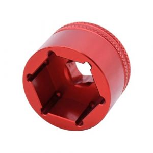 TCHETGIGZC Outil de douille for fourche v&eacute;lo 24 mm, 26, 28, 32, compatible for les fourches Fox Float, 34, 36, 38, 40, compatible for RockShox Suntour Epixon Epicon Douille et cl&eacute;(28mm Red) (ZZYMSHANGMAOYOUXIANGONGSI, neuf)