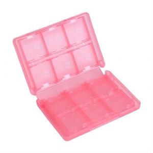 VIFER 28 en 1 Jeu Carte Mémoire Étui PP en Plastique Nintendo Carte Cartouche Boîte de Rangement pour Nintendo 3DS DSL DSI LL(Rose) (VIFER, neuf)