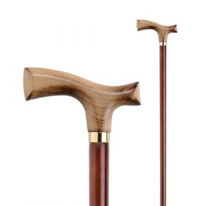 Flexor - Canne de Marche en Bois de H&ecirc;tre | Prise Ergonomique | &Eacute;l&eacute;gance pour Adultes | Canne de Marche Femme R&eacute;glable L&eacute;g&egrave;re | Accessoire Distinctif, Couleur Naturelle, Bois (Flexor, neuf)