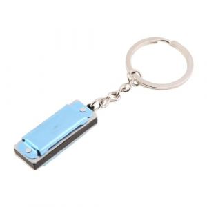 Mini harmonica spécial 8 tons 4 trous Porte-clés pour clés de 3 5 2 cm Instruments de musique Cadeaux pour enfants Instruments de musique Cadeaux (Abcidubxc, neuf)