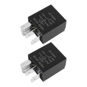 YINETTECH 2 Pi&egrave;ces Relais d'essuie-Glace 5 Broches DC12V 30/20A 61366980177 Compatible avec BMW 1 3 5 X1 X3 X4 X5 X6 Z4 (E-NETTECH, neuf)