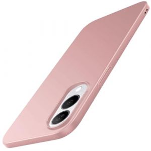 Galful Coque pour Samsung Galaxy S25 Edge Case Ultra Mince Housse PC Cover Mat Arri&egrave;re Housse Fine Militaire Antichoc Protection Anti-Scrat Fine Slim Housse Samsung S25 Edge Hardcase-Or Rose (Fulidy, neuf)