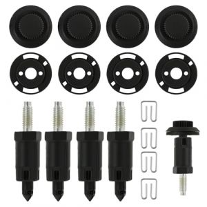 4 Pi&egrave;ces, Kit Fixations Couvre Moteur 2.0 HDI pour Citro&euml;n Berlingo, C4, C5, Peugeot 206, 306, 307, 406, 607, 806, Vis Cache Moteur 306 HDI, Support Moteur C4 (JiaHeHe, neuf)